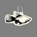 Paper Air Freshener Tag W/ Tab - Guppy Fish
